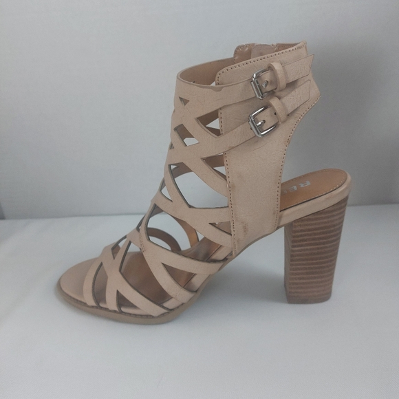 Report women's roux criss cross strap block heel 8.5 - Picture 2 of 7
